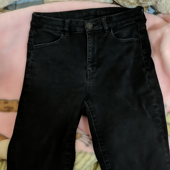 American Eagle Hi-rise Curvy Black Jegging - Picture 2 of 4